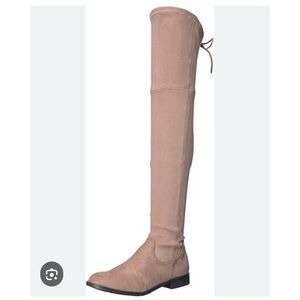 [8] Dolce Vita Microsuede Over-the-Knee Boots in taupe